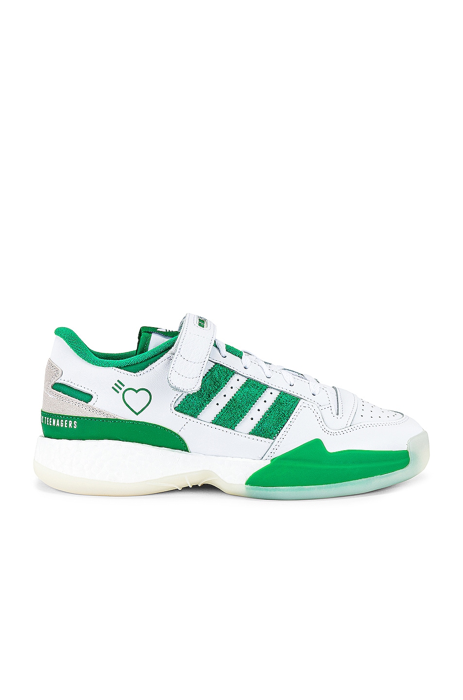 Image 1 of adidas x HUMAN MADE Forum Low in Green