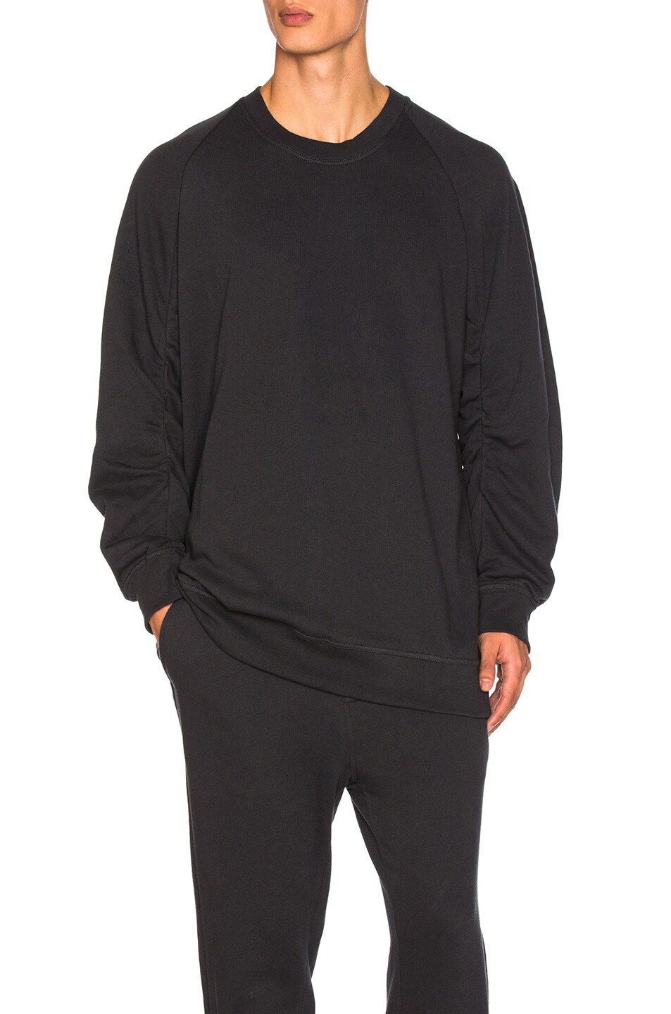 Image 1 of Ann Demeulemeester Sweatshirt in Off Black