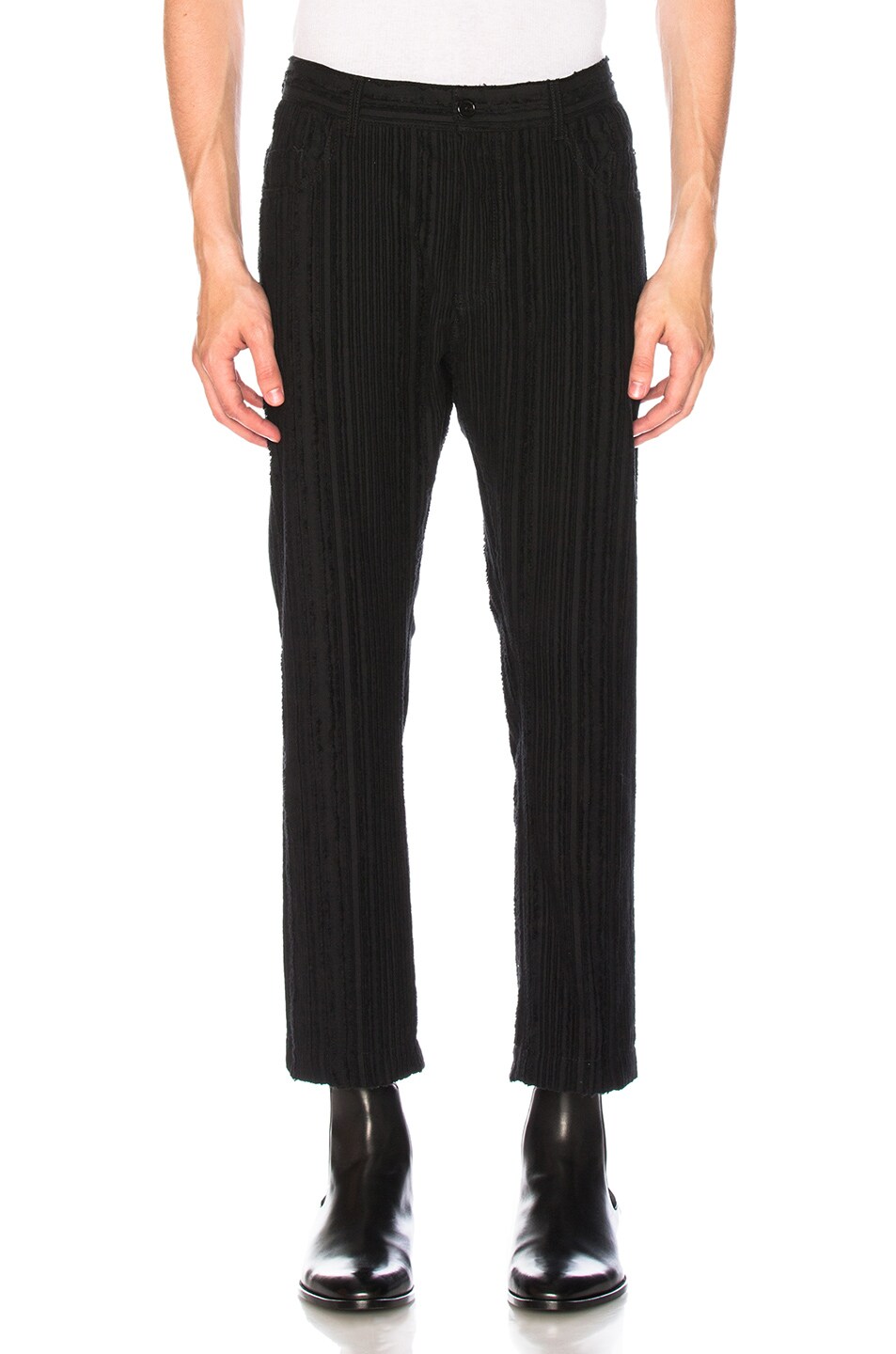 Image 1 of Ann Demeulemeester Trousers in Black