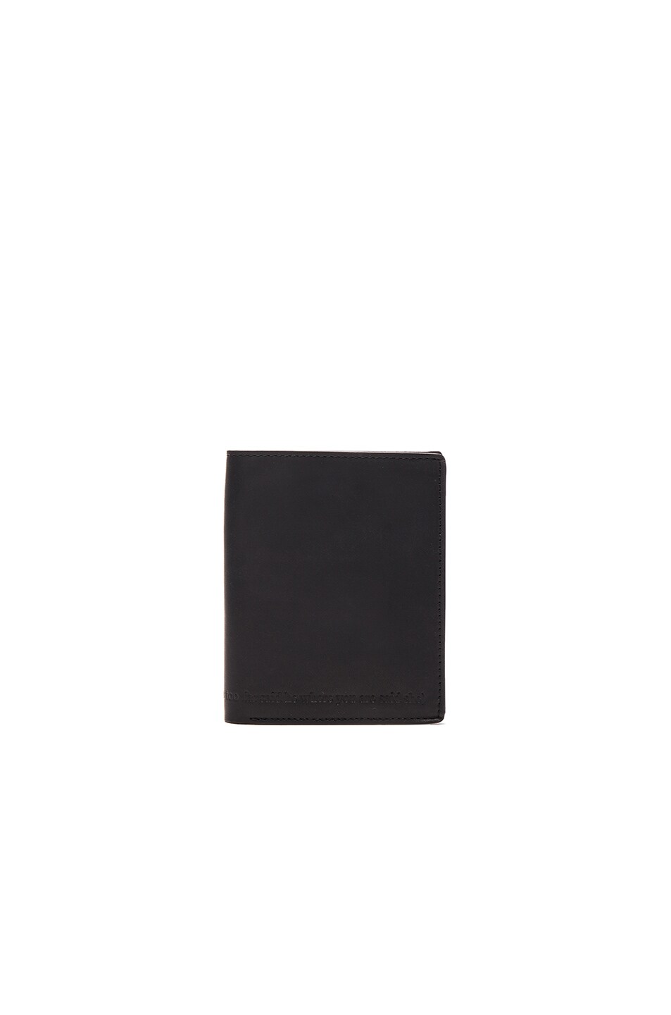 Image 1 of Ann Demeulemeester Poem Wallet in Black