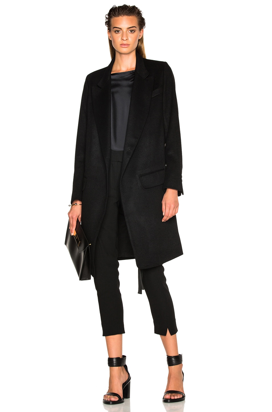 Image 1 of Ann Demeulemeester Soft Wool Coat in Black