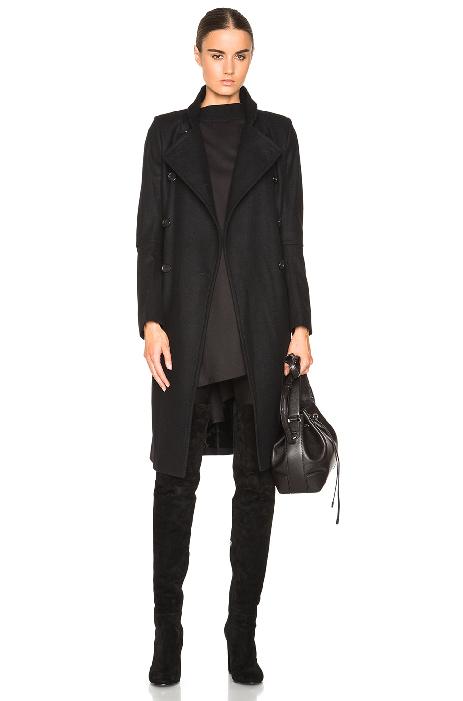 Image 1 of Ann Demeulemeester Absolution Coat in Black