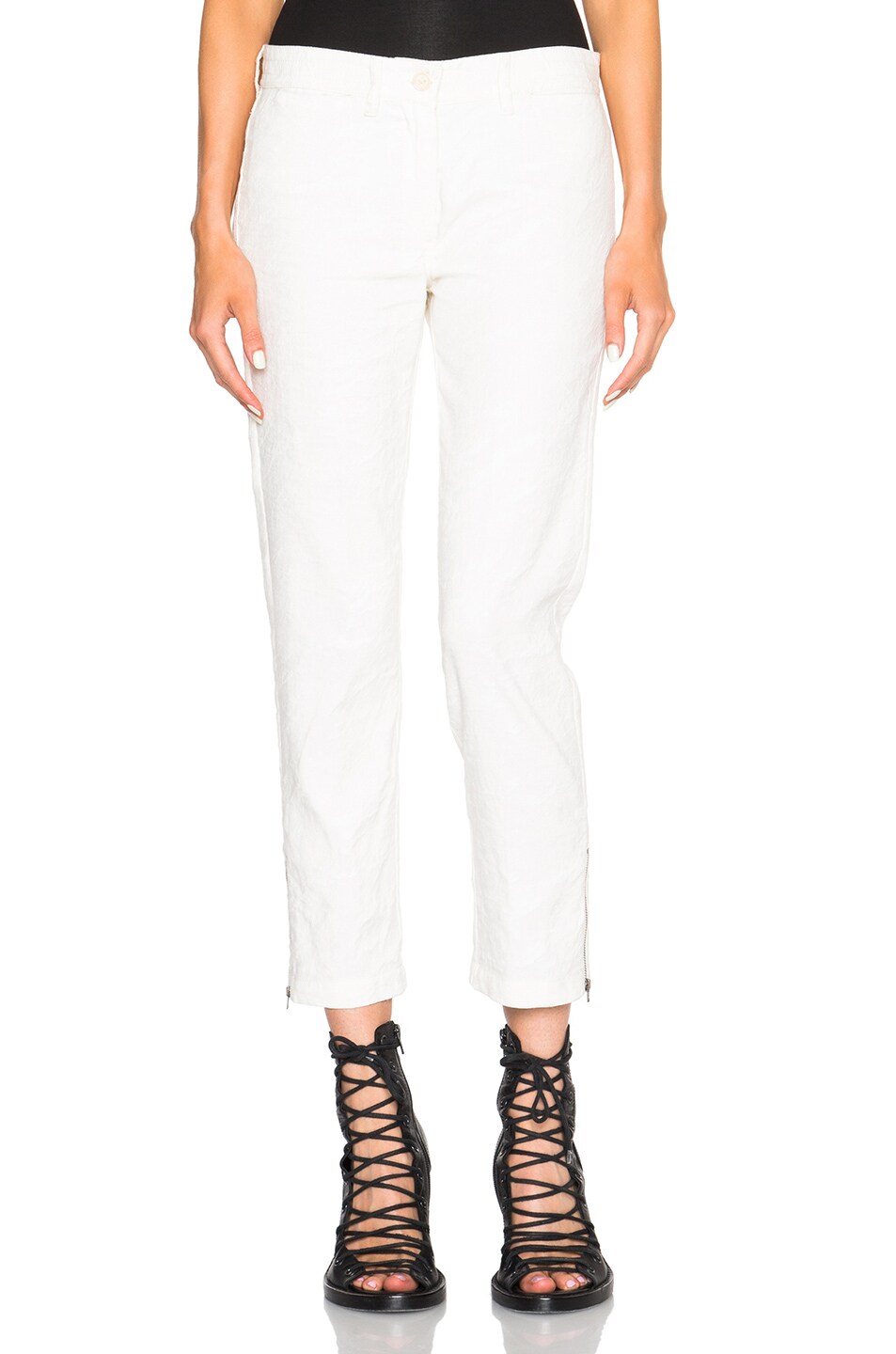 Image 1 of Ann Demeulemeester Trousers in Brisk Cream