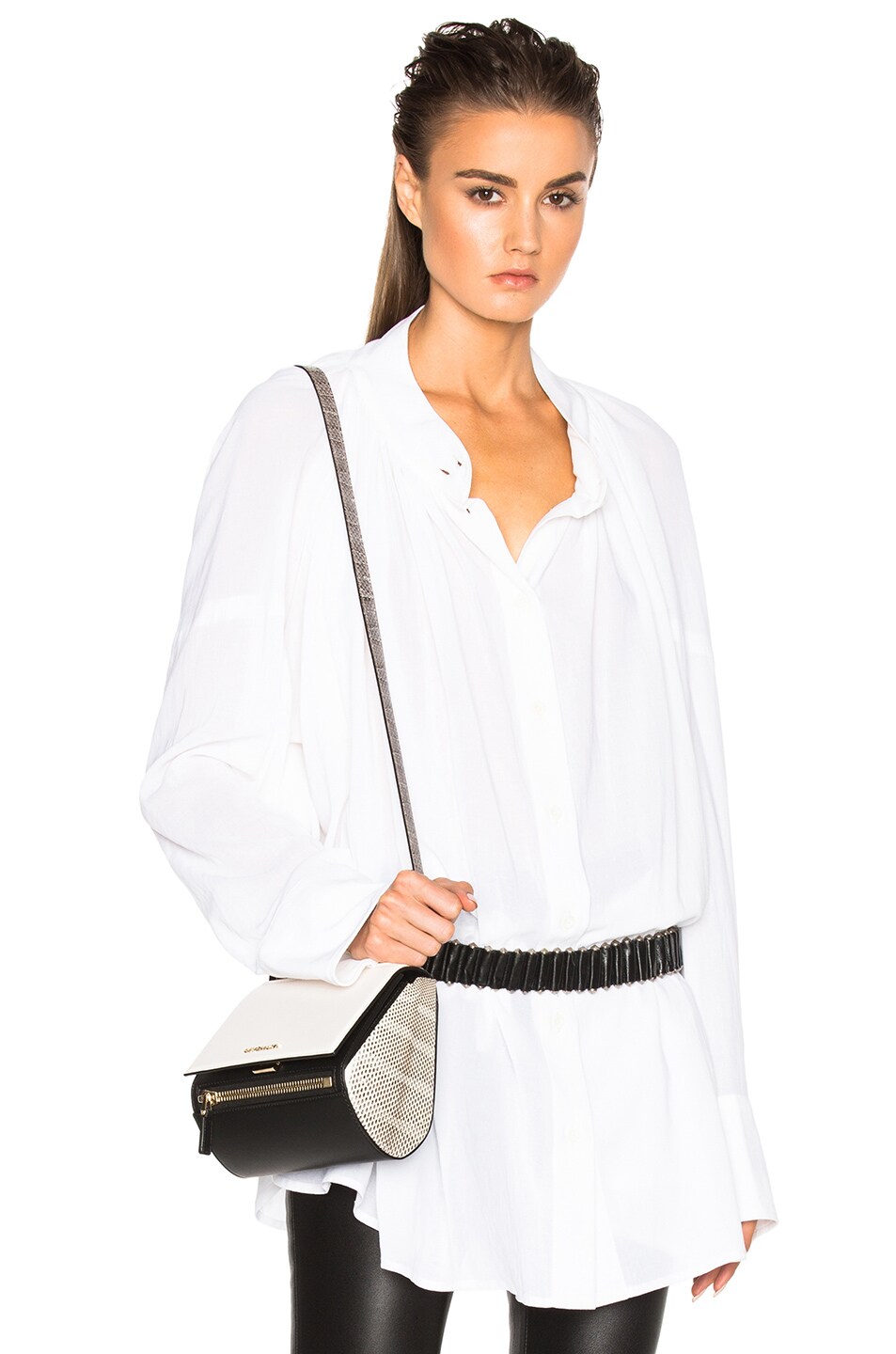 Image 1 of Ann Demeulemeester Button Down Top in White