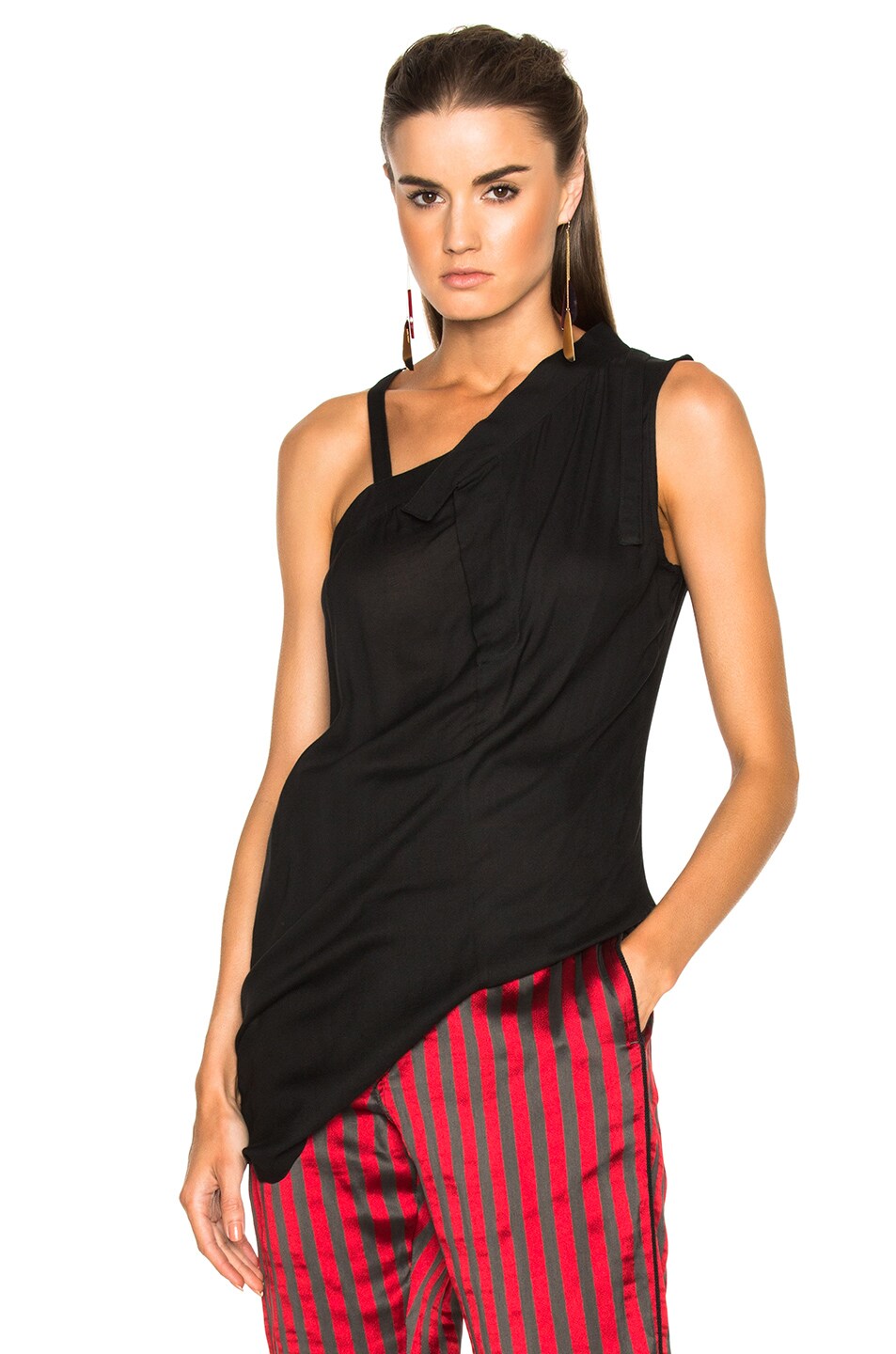 Image 1 of Ann Demeulemeester Themla Top in Black