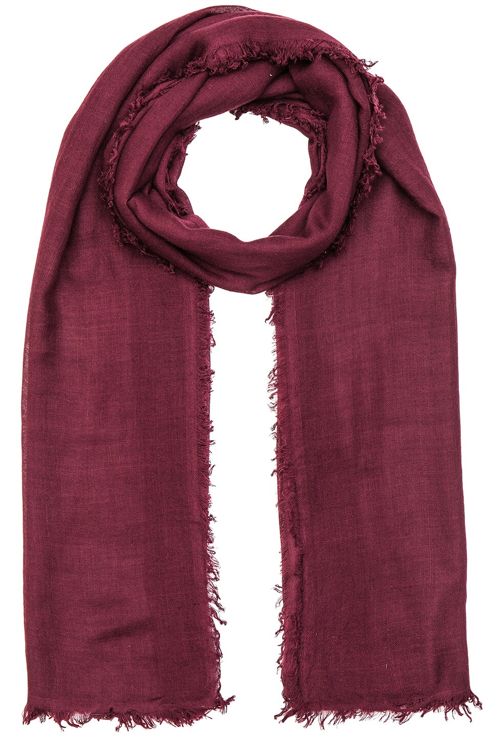 Image 1 of Ann Demeulemeester Cashmere Scarf in Prune