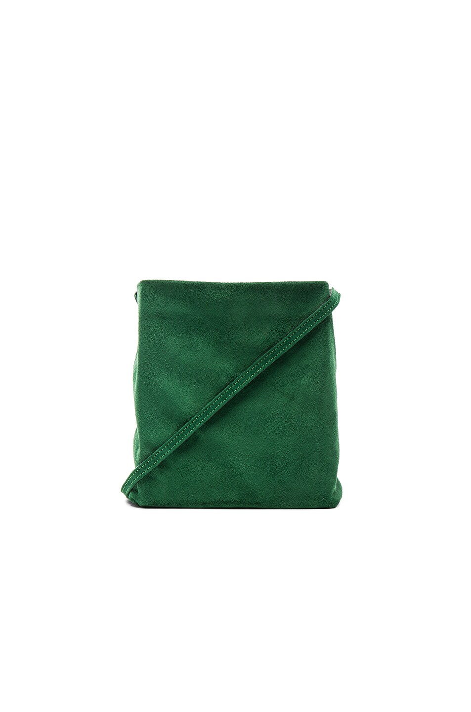 Image 1 of Ann Demeulemeester Suede Satchel in Emerald