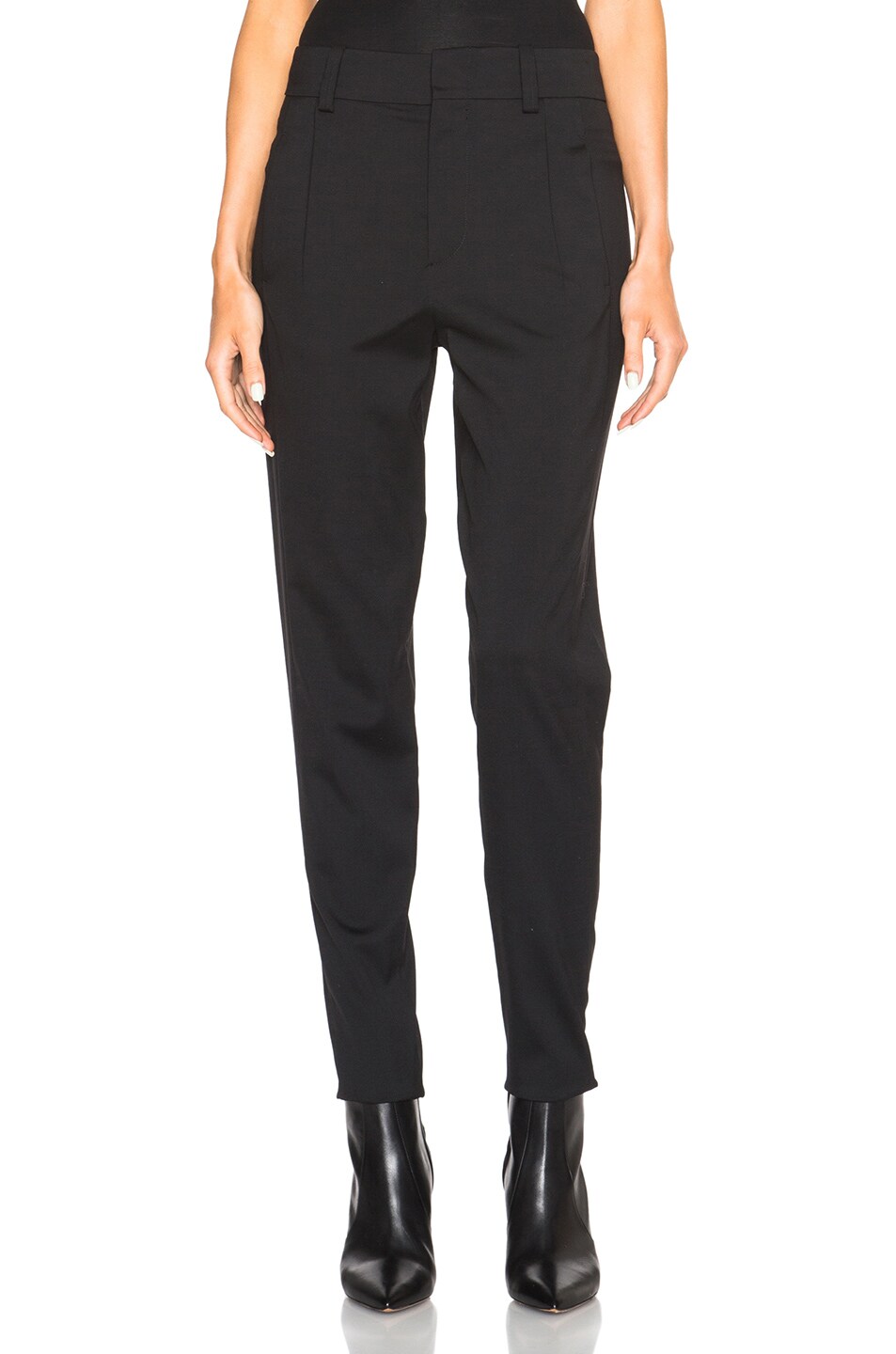 Image 1 of Anthony Vaccarello Men's Pants in Black