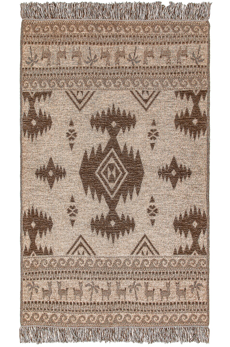 Image 1 of ALANUI Land of Alpacas Blanket in White