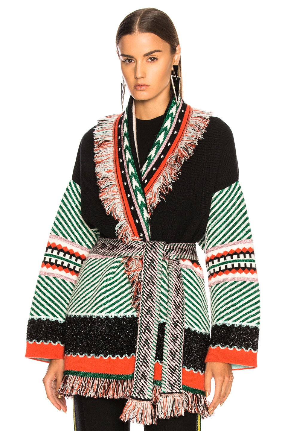 Oversized Lurex Cardigan main image 0