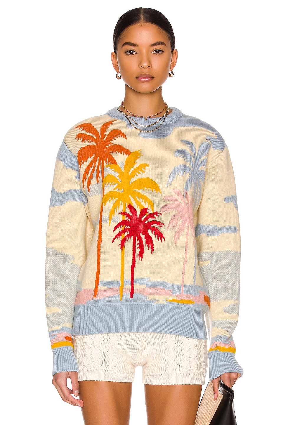 Image 1 of ALANUI Riding The Waves Sweater in Multicolor