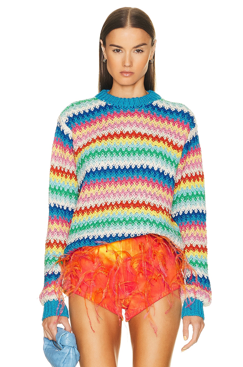 Image 1 of ALANUI Over the Rainbow Sweater in Multicolor