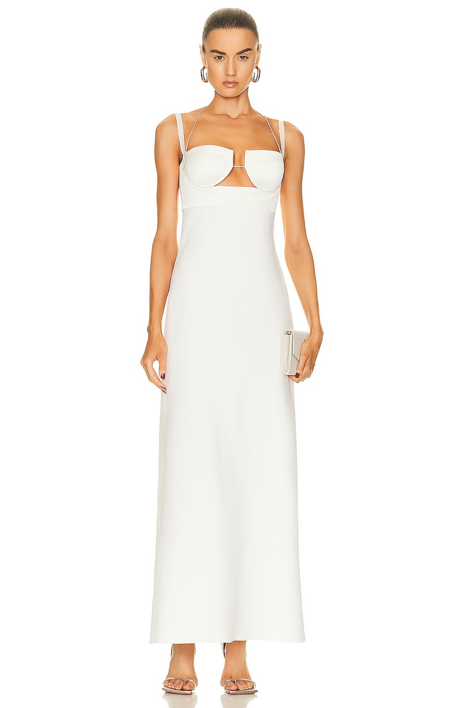 Image 1 of Anna October Veronique Maxi Dress in Ivory