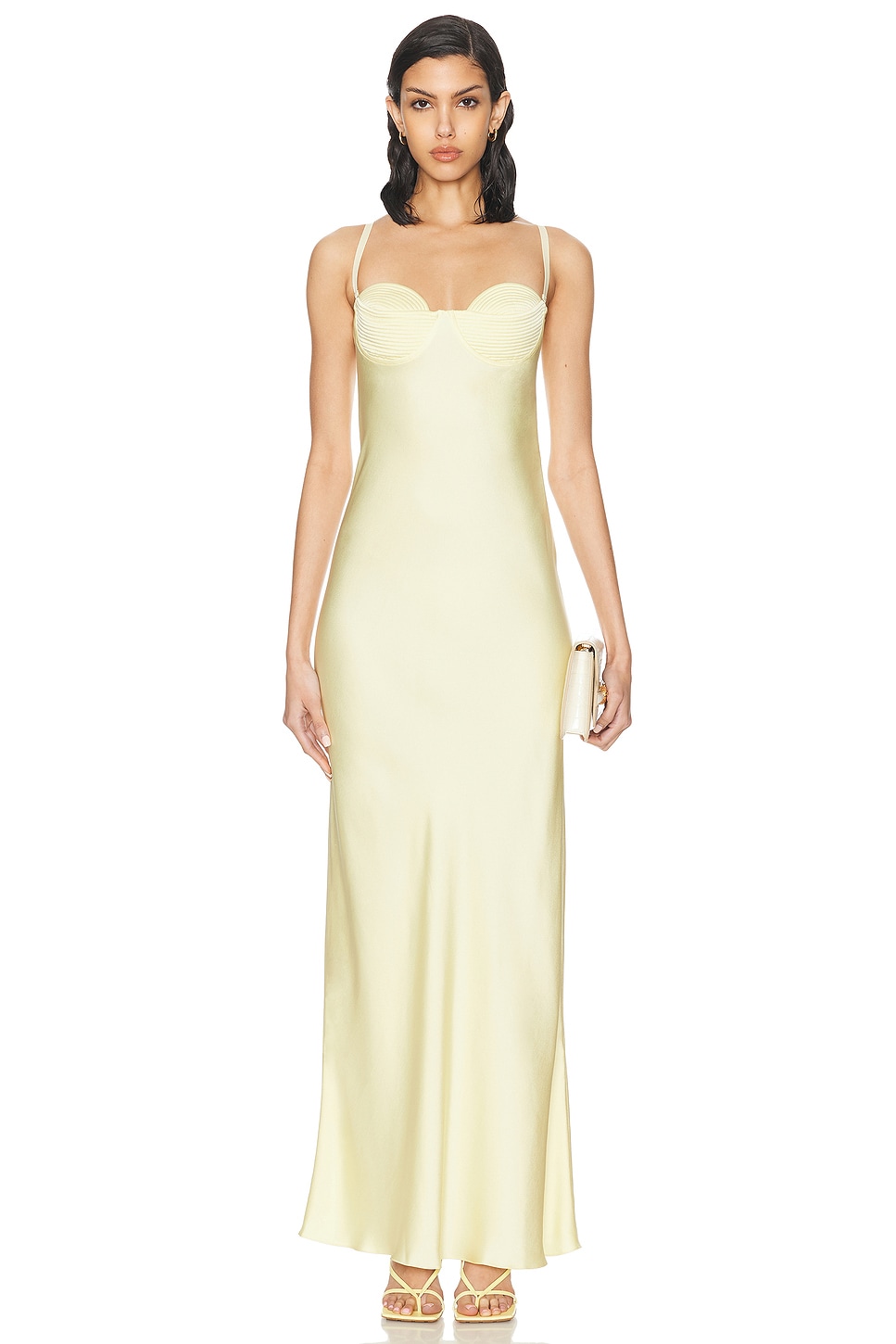 Image 1 of Anna October Levi Maxi Dress in Yellow