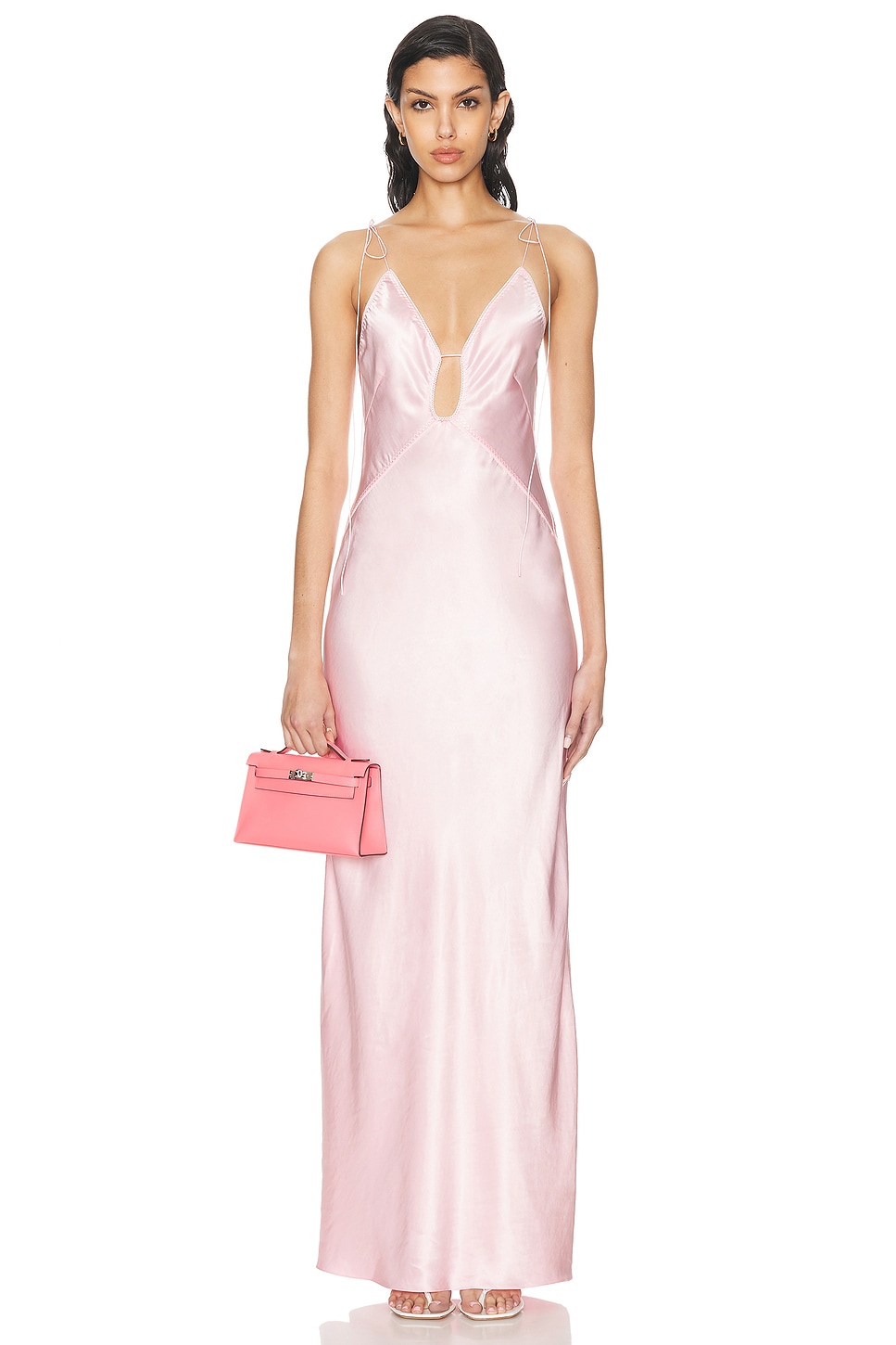 Image 1 of Anna October Terrin Maxi Dress in Pink