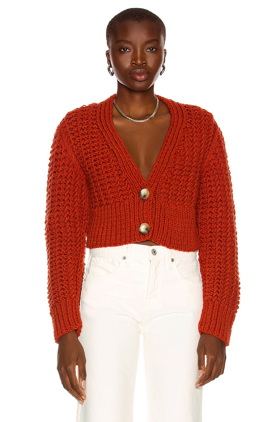 Image 1 of Anna October Sabina Sweater in Terracotta
