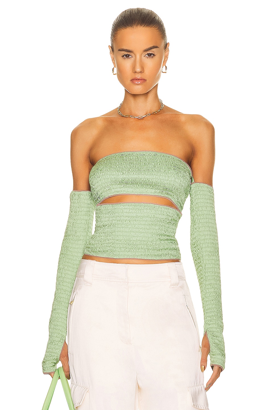 Image 1 of Anna October Elise Top in Green
