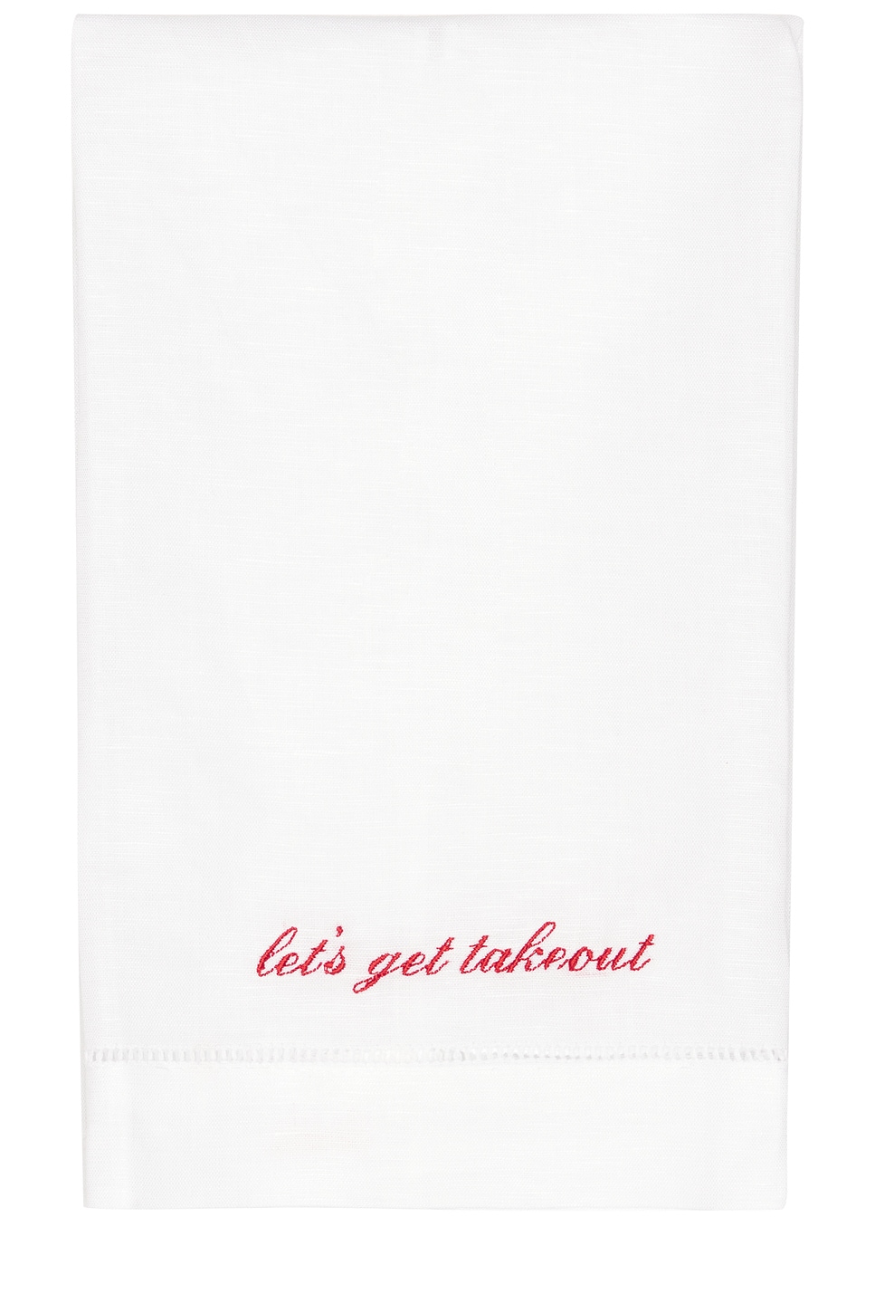 Image 1 of Abbode Let's Get Takeout Tea Towel in 