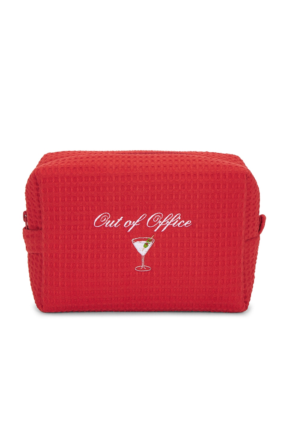 Abbode Out Of Office Martini Waffle Pouch in Red