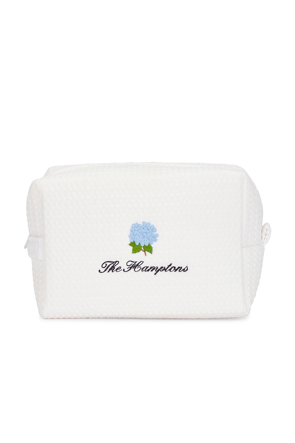 Abbode The Hamptons Waffle Pouch in White