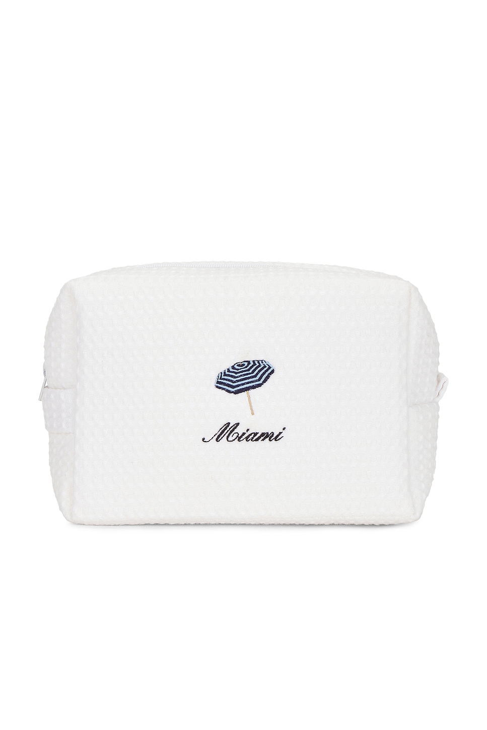 Abbode Miami Waffle Pouch in White