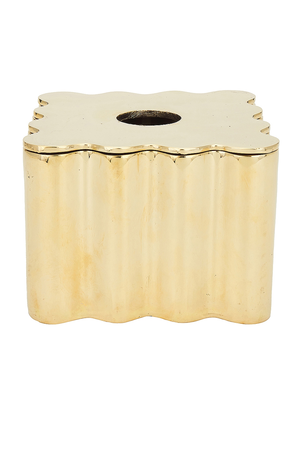Image 1 of Anastasio Home Box Box Tissue Holder in Brass