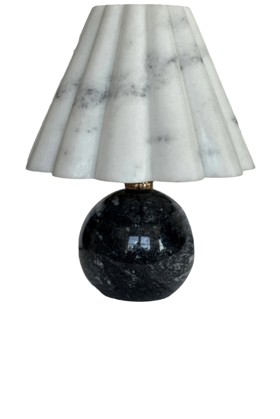 Anastasio Home Pallas Table Lamp In Cloud Shade & Panther Base
