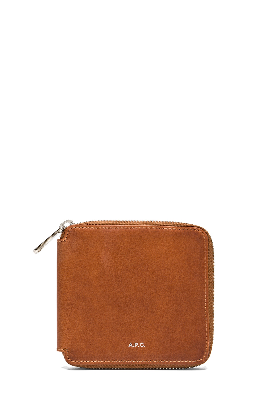 Image 1 of A.P.C. Compact Wallet in Noisette