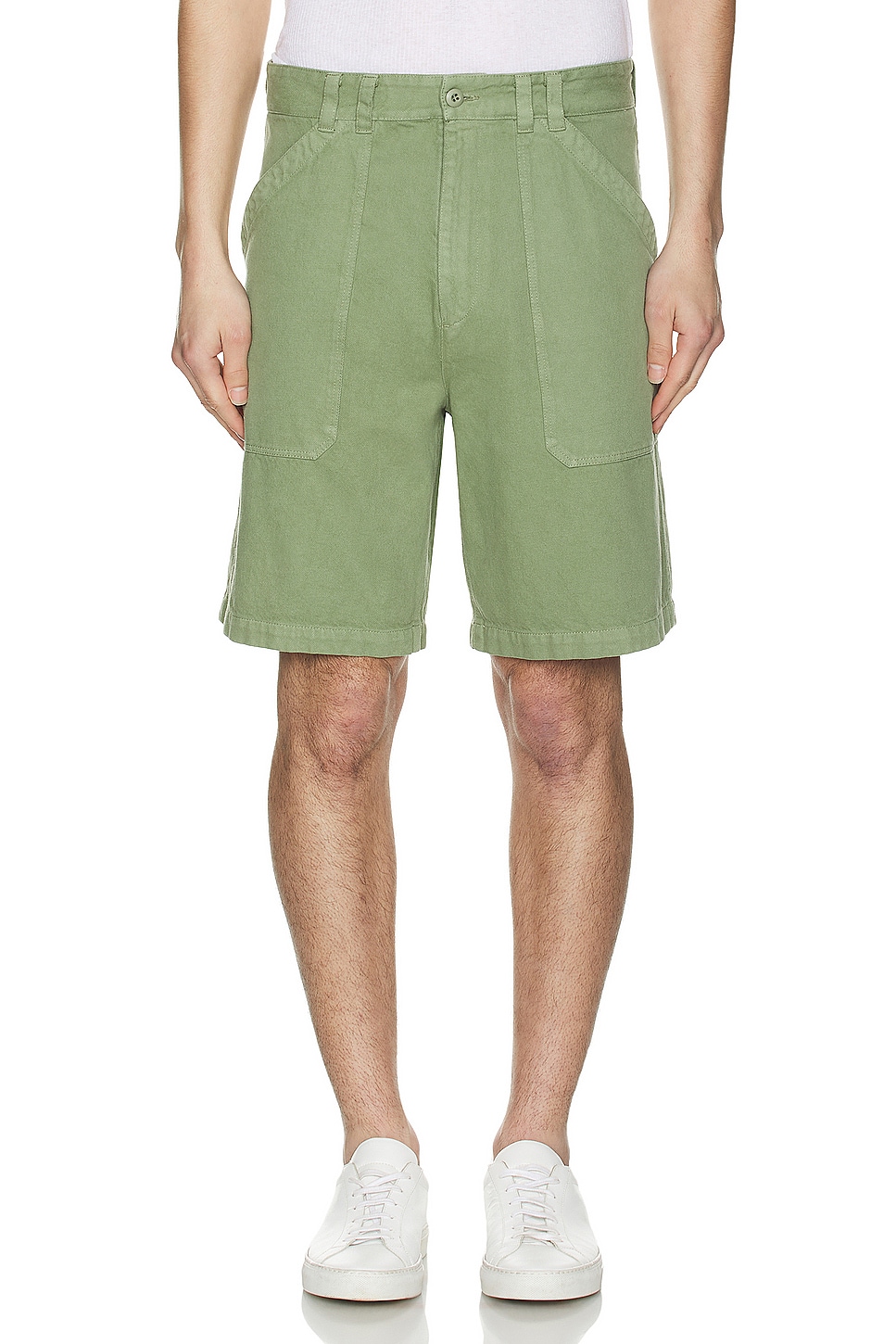 Image 1 of A.P.C. Short Parker in Light Khaki