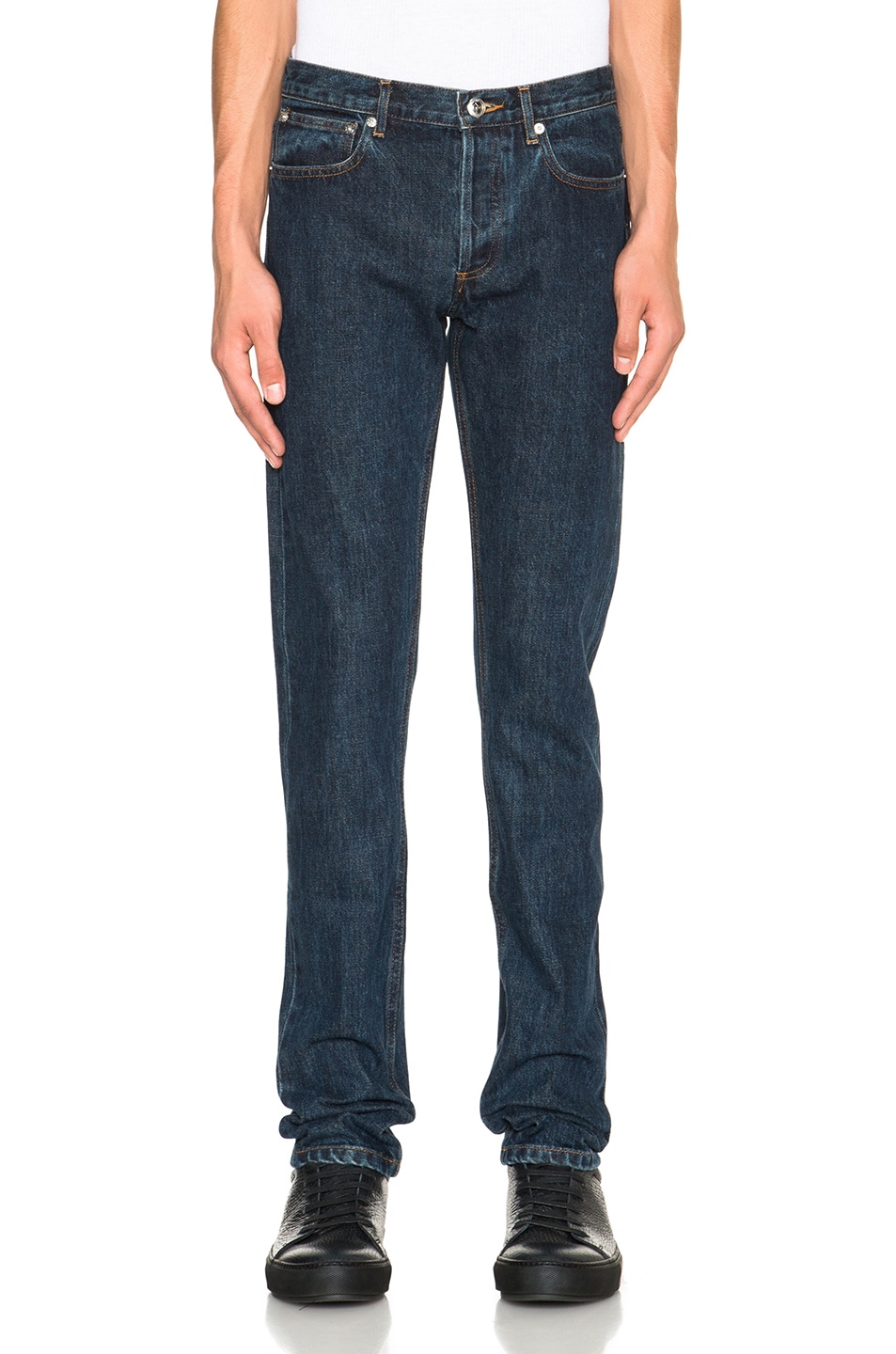 A.P.C. Western Denim Petit Standard in Indigo Delave FWRD