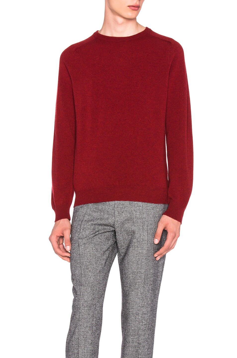 Image 1 of A.P.C. Carl Pullover in Red Orange