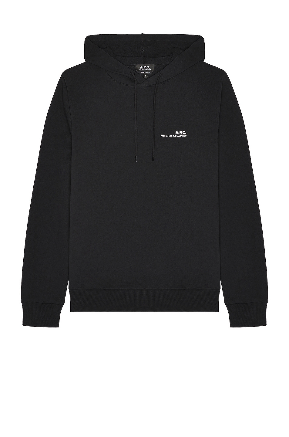 Image 1 of A.P.C. Hooded Item H in Black