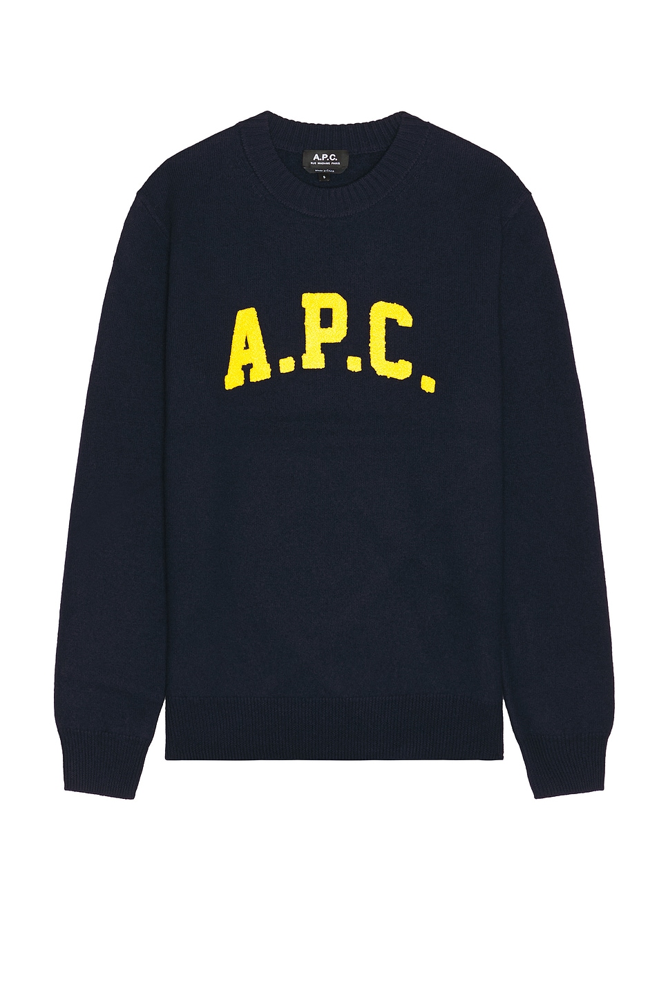 Shop Apc Joshua Sweater In Dark Navy