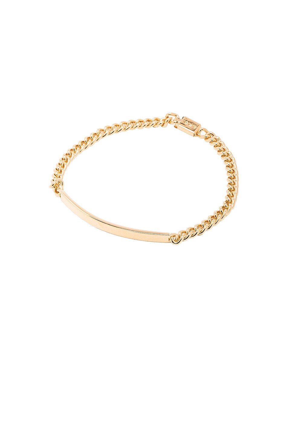 Image 1 of A.P.C. Small ID Bracelet in Gold