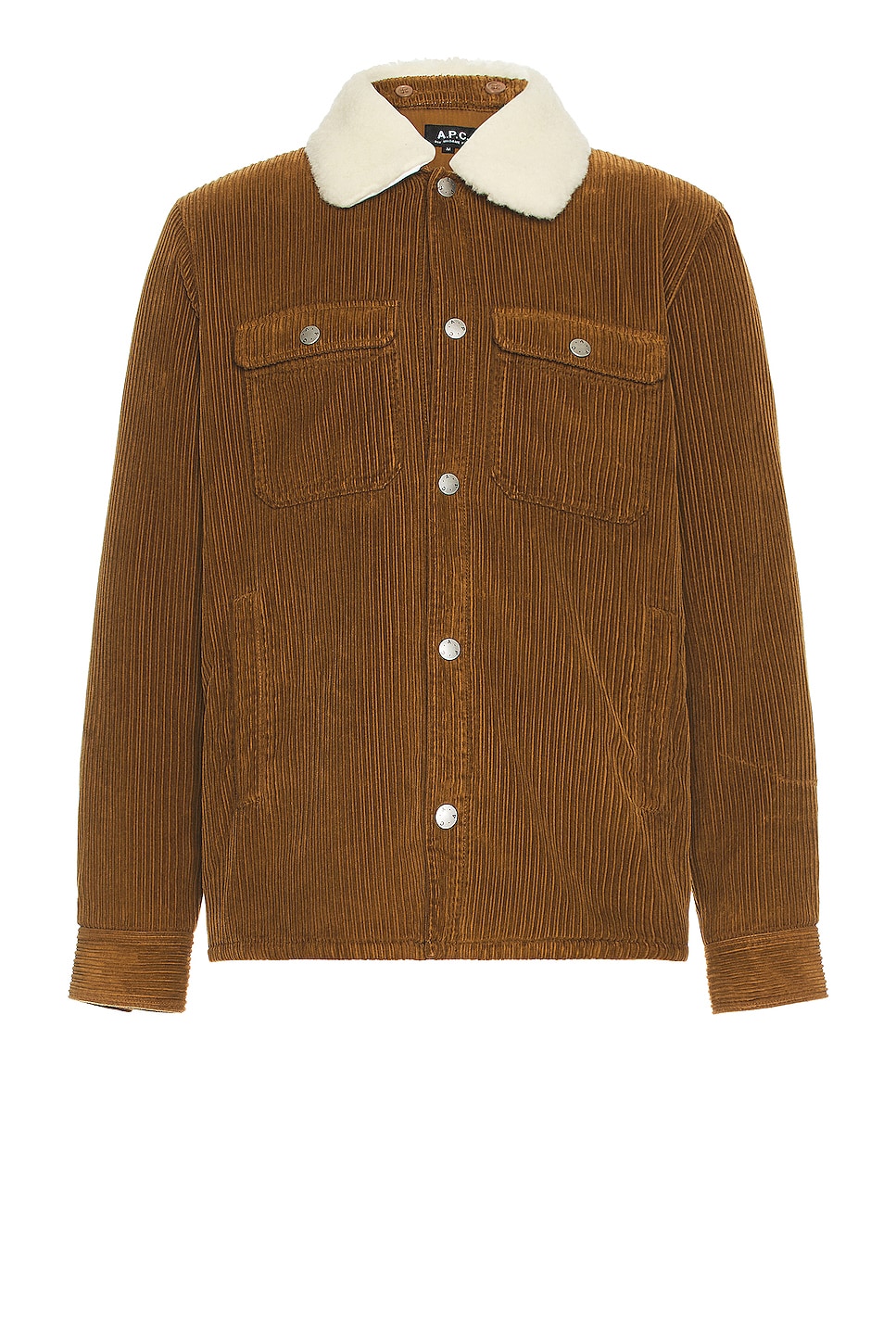 Image 1 of A.P.C. Trucker Jacket in Camel