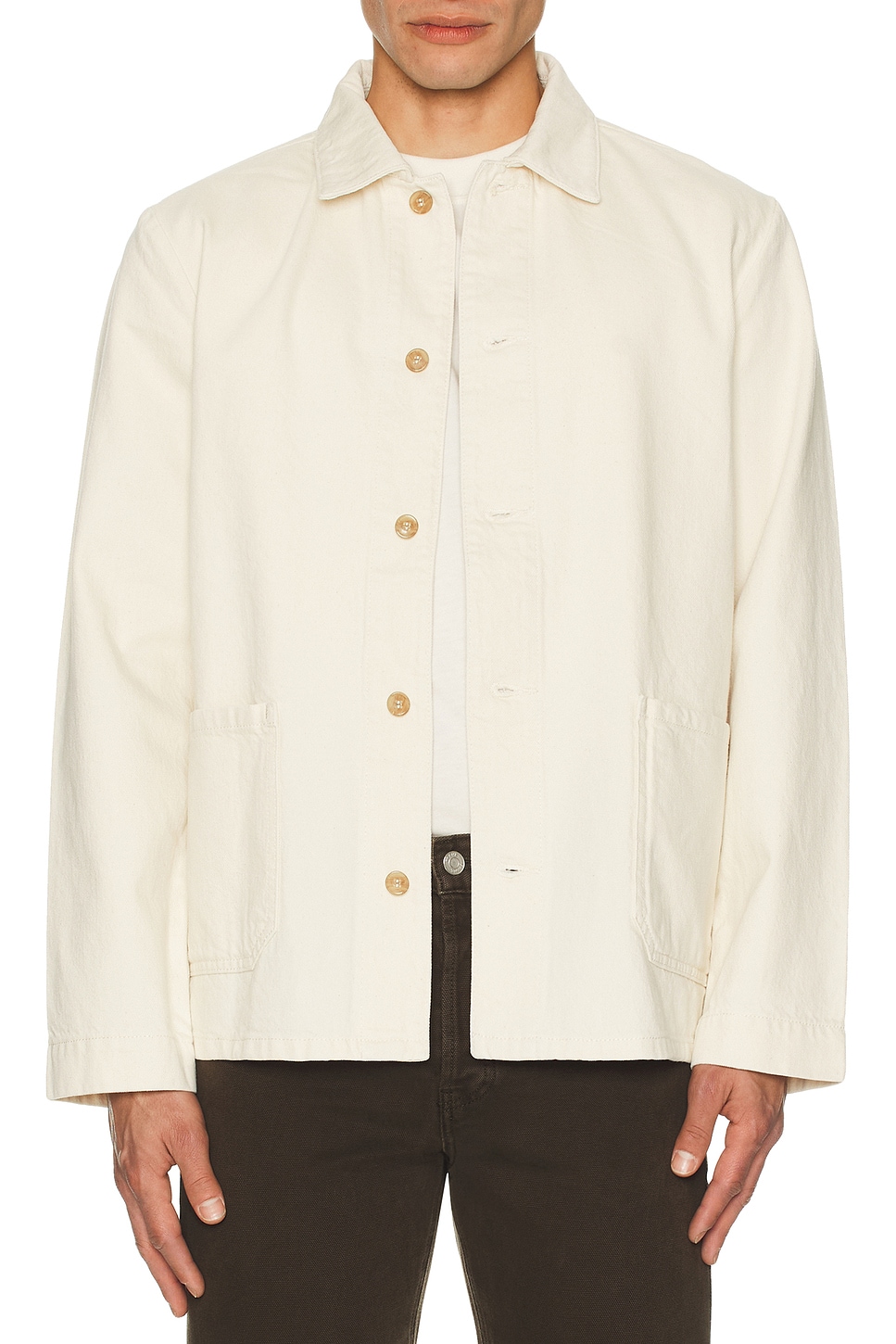 Image 1 of A.P.C. Veste Kerlouan Brodee in Ecru