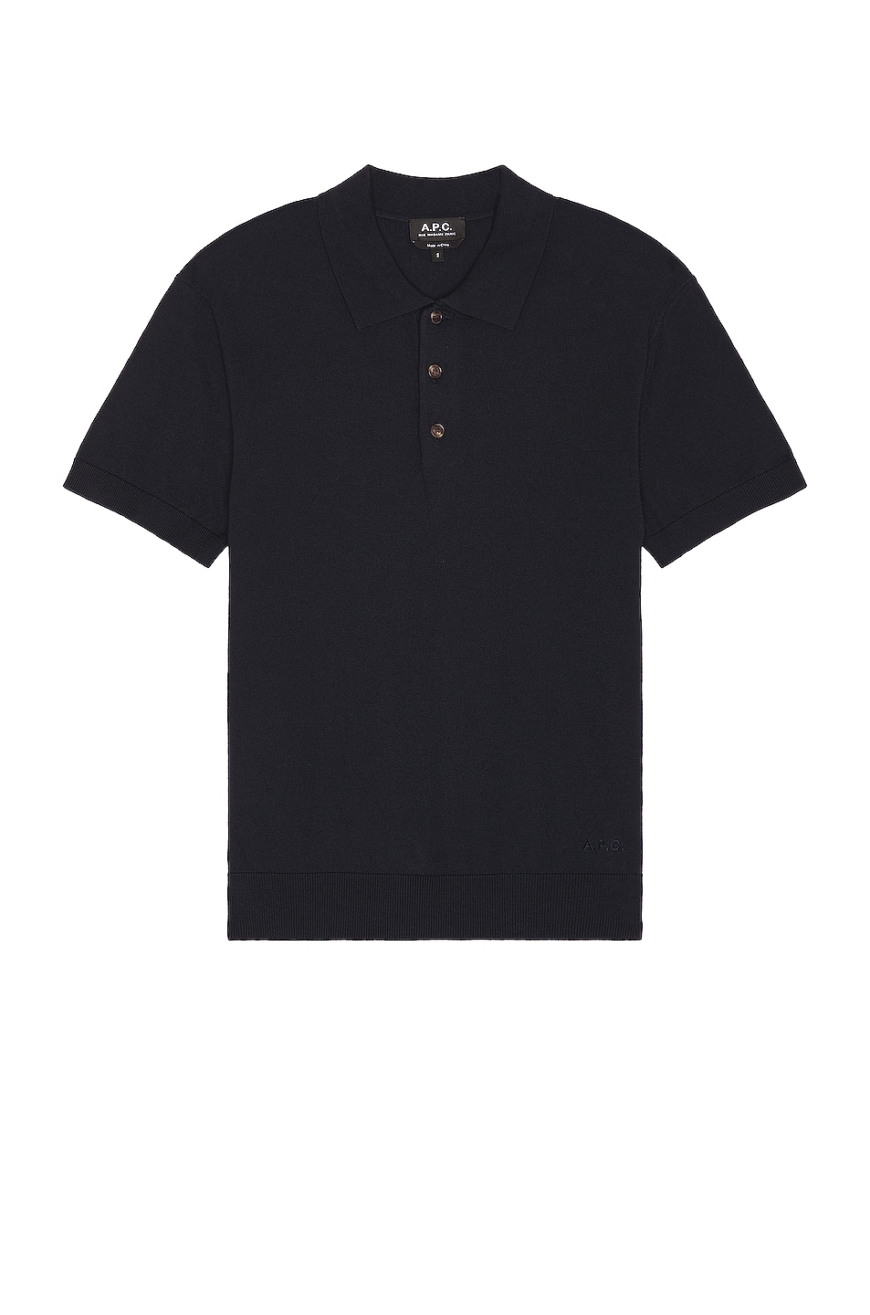 Image 1 of A.P.C. New Gregoire Polo in Dark Navy