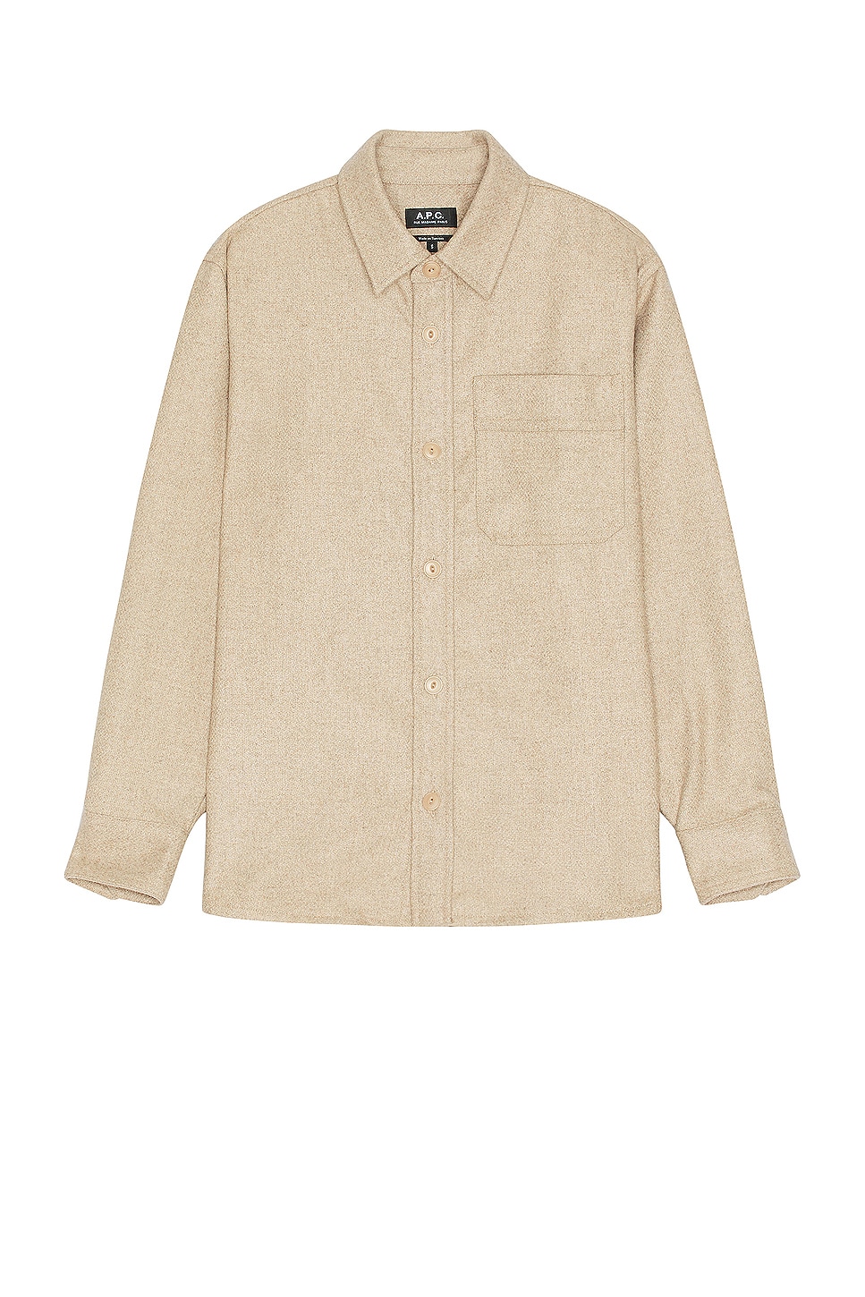 Image 1 of A.P.C. Basile Shirt in Heathered Beige
