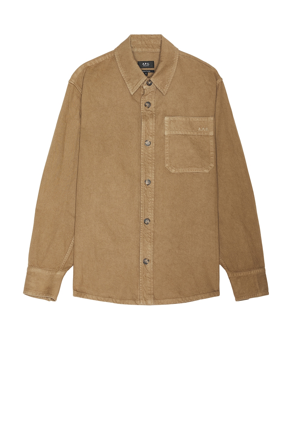 Image 1 of A.P.C. Basile Brodee Shirt in Marron Glace