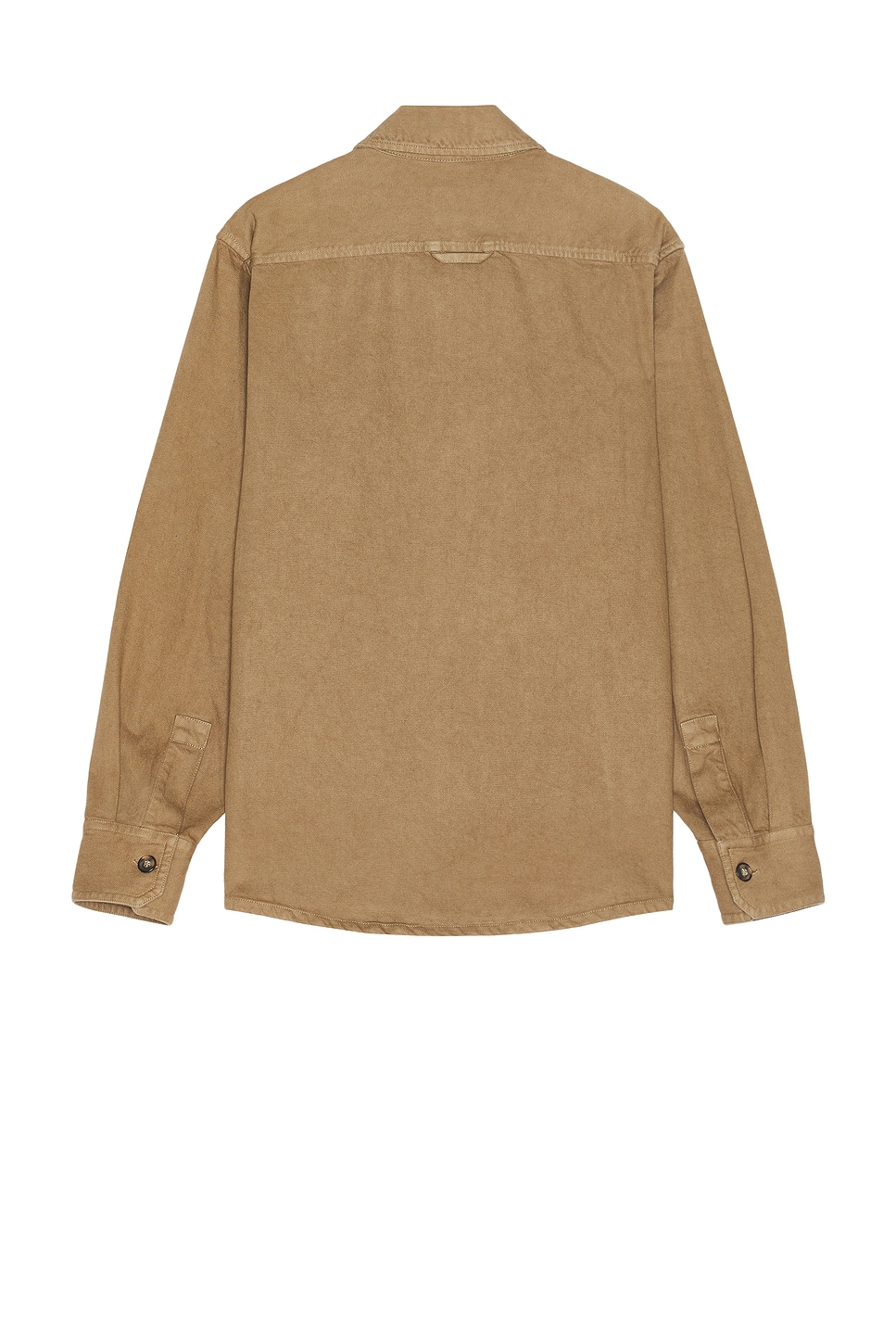 Shop Apc Basile Brodee Shirt In Marron Glace