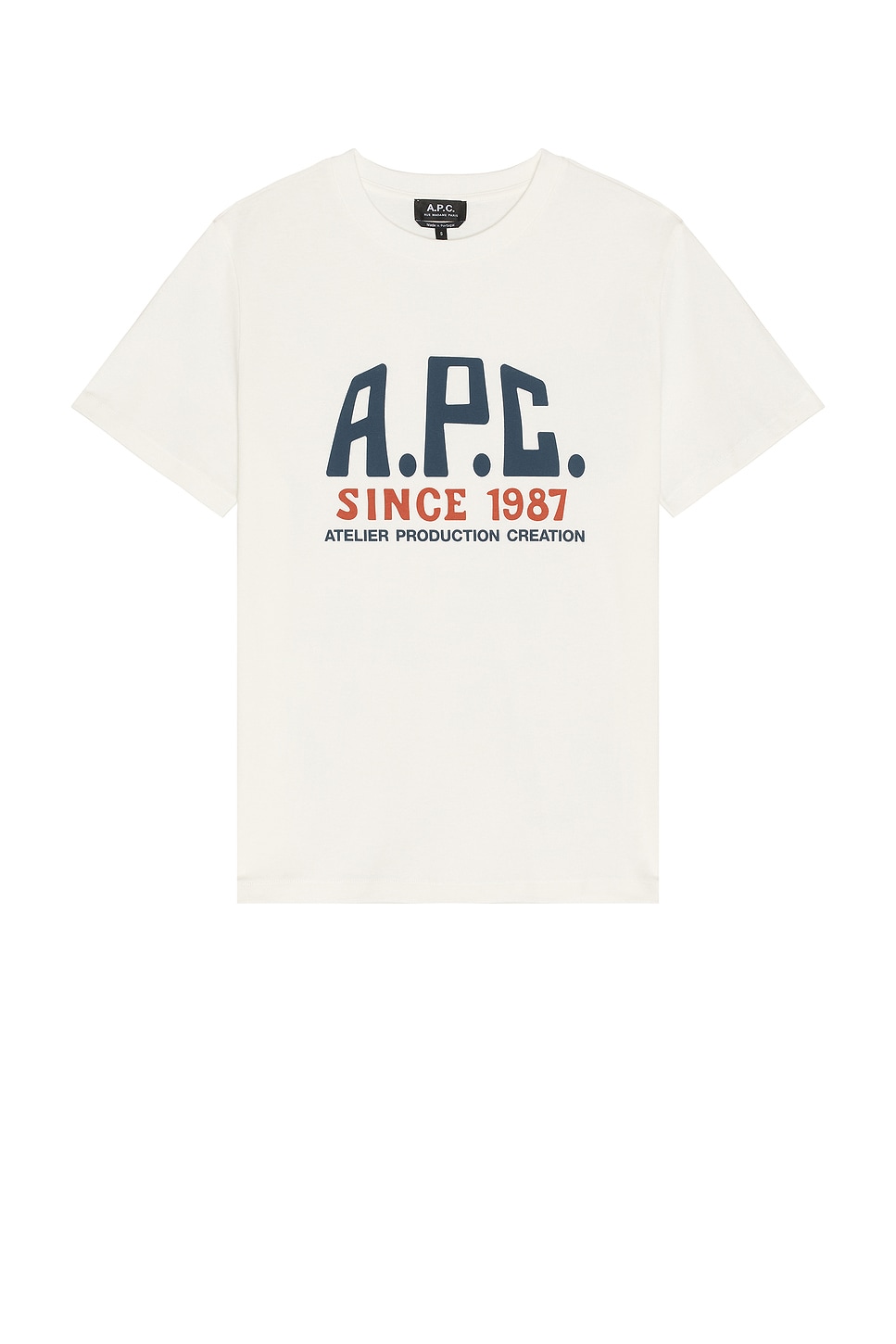 Image 1 of A.P.C. Print Label T-Shirt in White