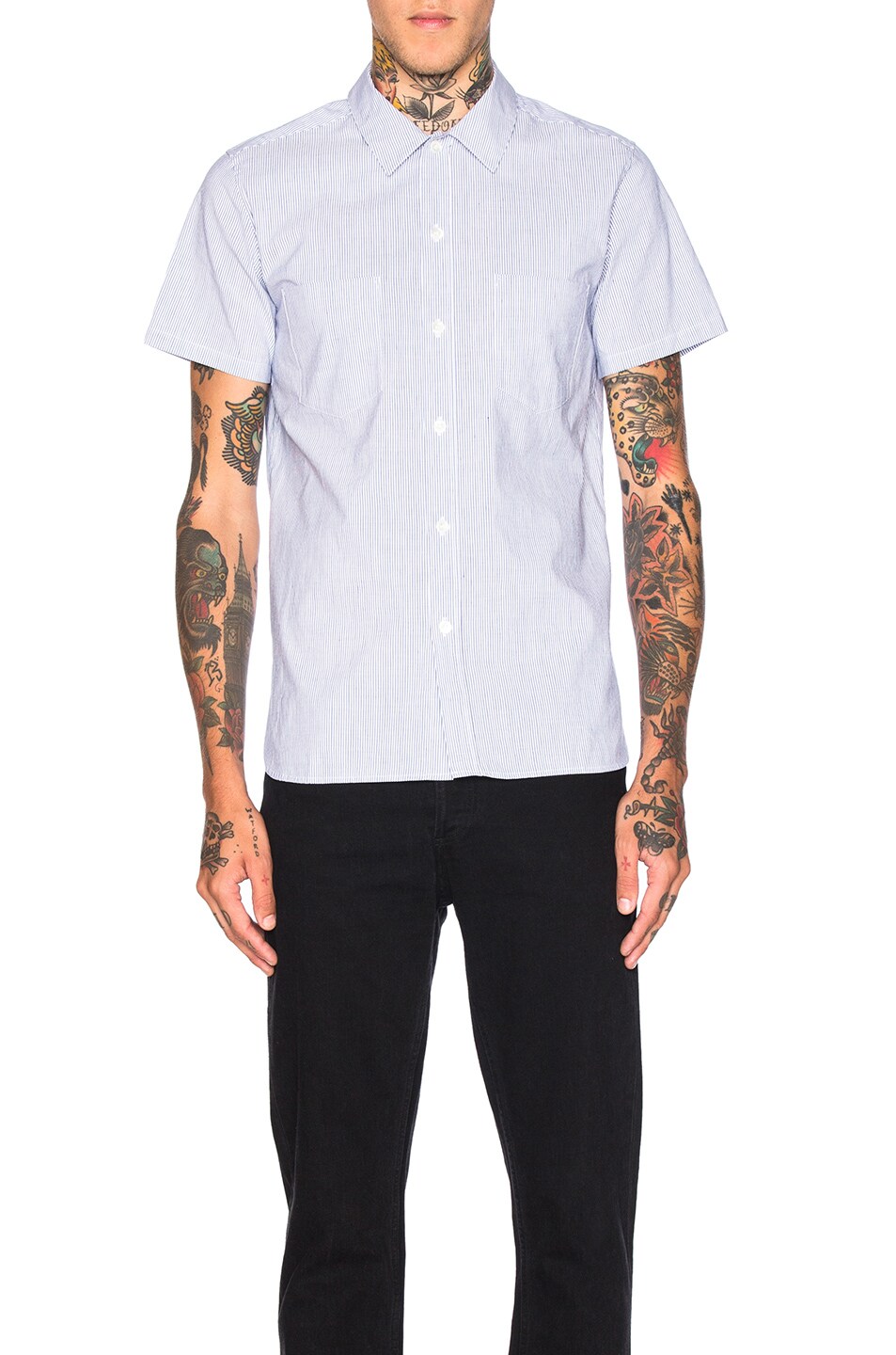 Image 1 of A.P.C. Scout Shirt in Blue