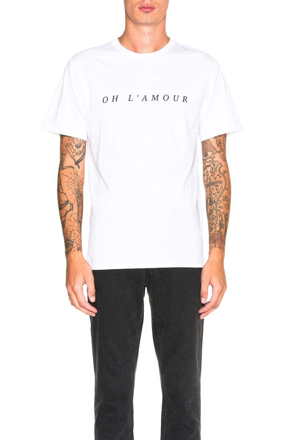 Image 1 of A.P.C. Oh L'Amour Tee in White