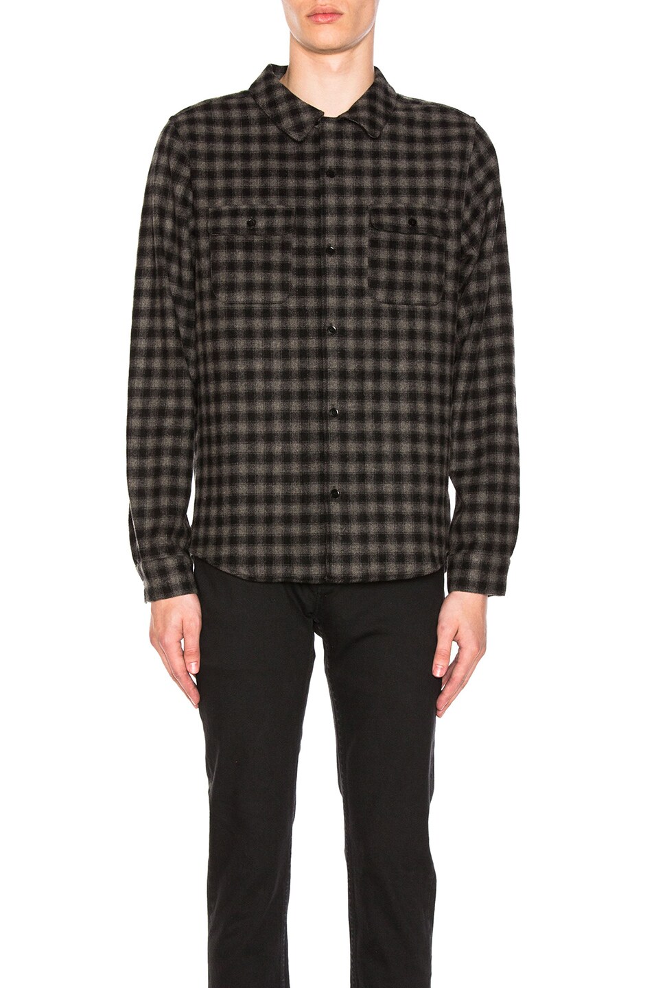 Image 1 of A.P.C. Flannel Shirt in Anthracite