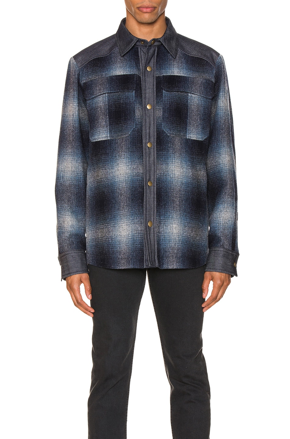 Image 1 of A.P.C. Mark Shirt Jacket in Blue