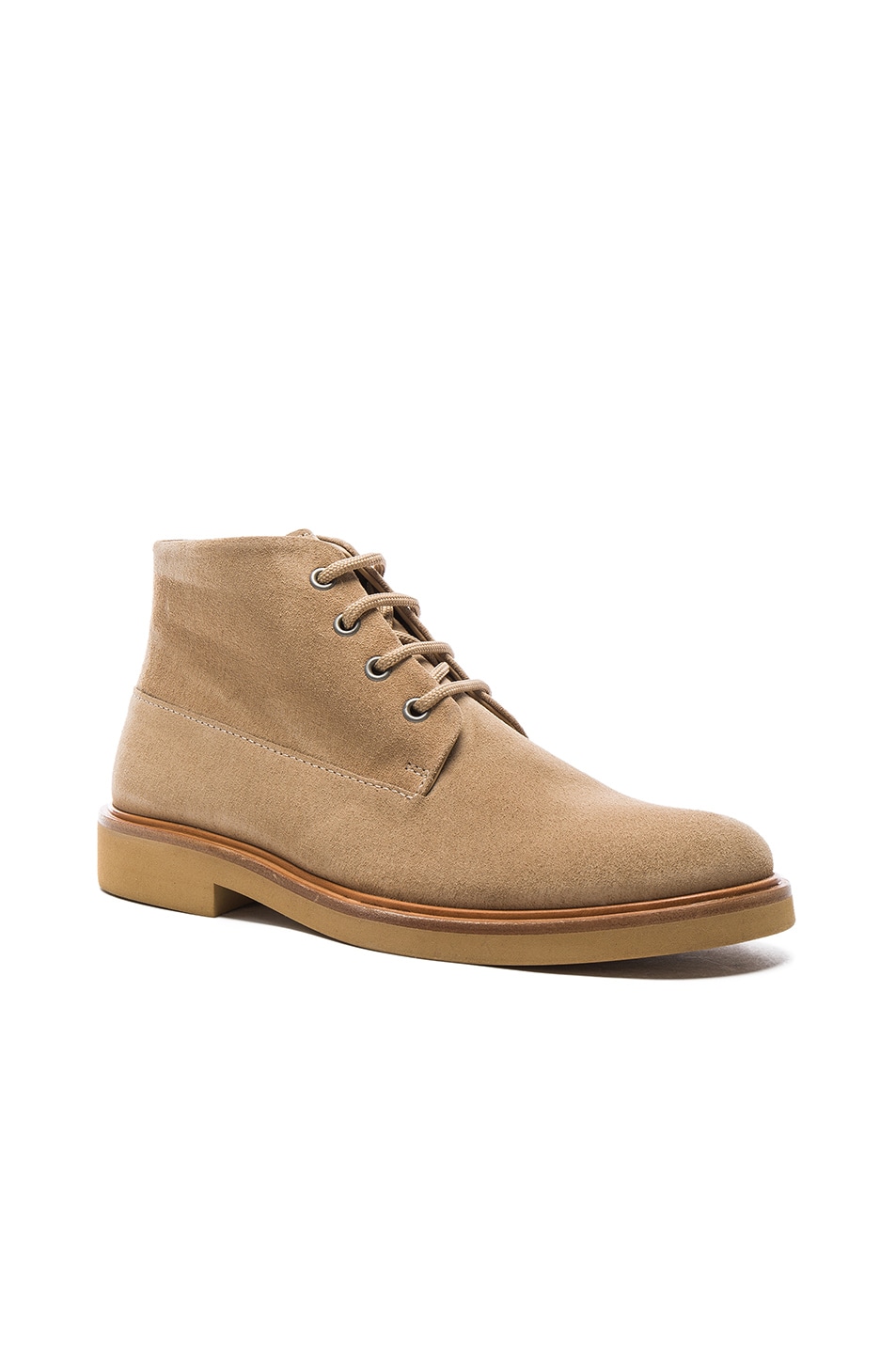 Image 1 of A.P.C. Suede Gaspard Boots in Beige