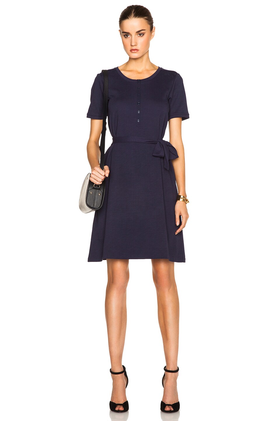 Image 1 of A.P.C. Jersey Dress in Marine