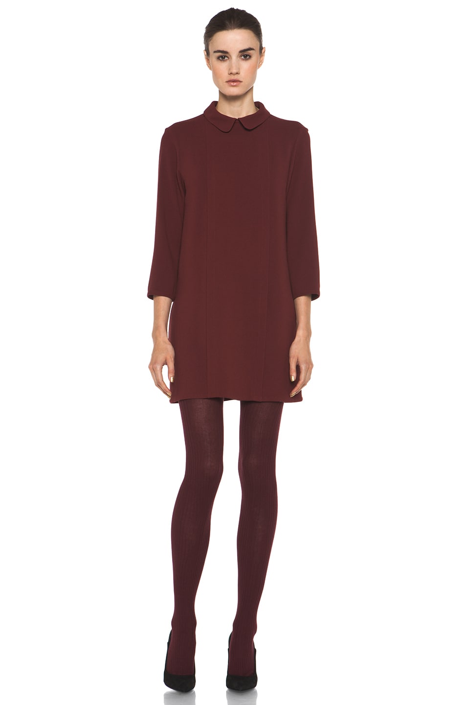Image 1 of A.P.C. Minimale Dress in Rouge Fonce