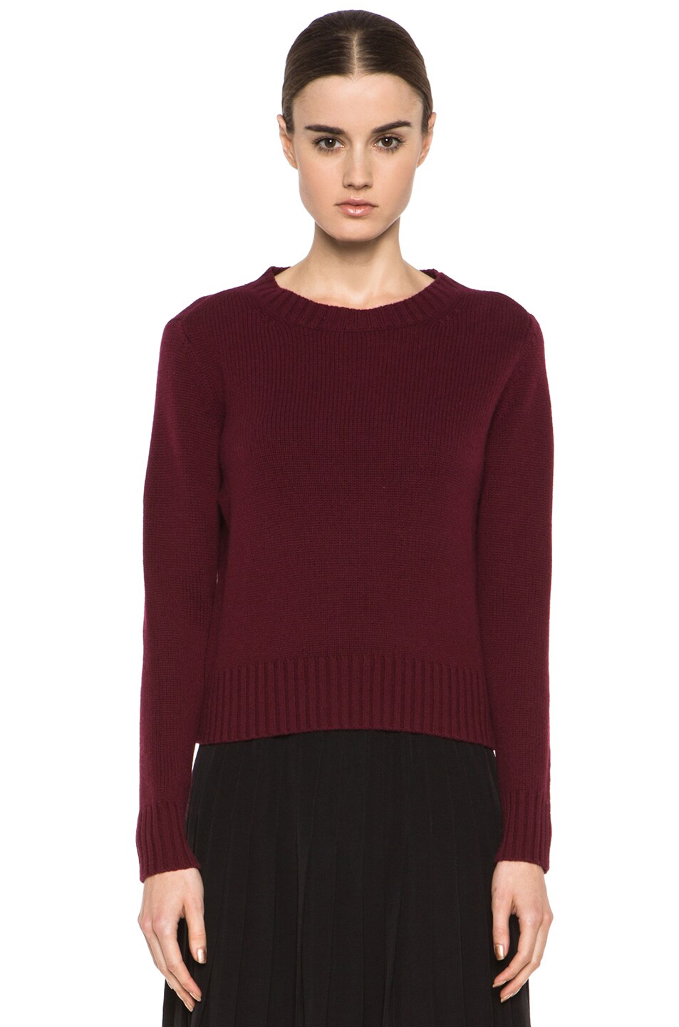 Image 1 of A.P.C. Wool-Blend Pullover in Bordeaux