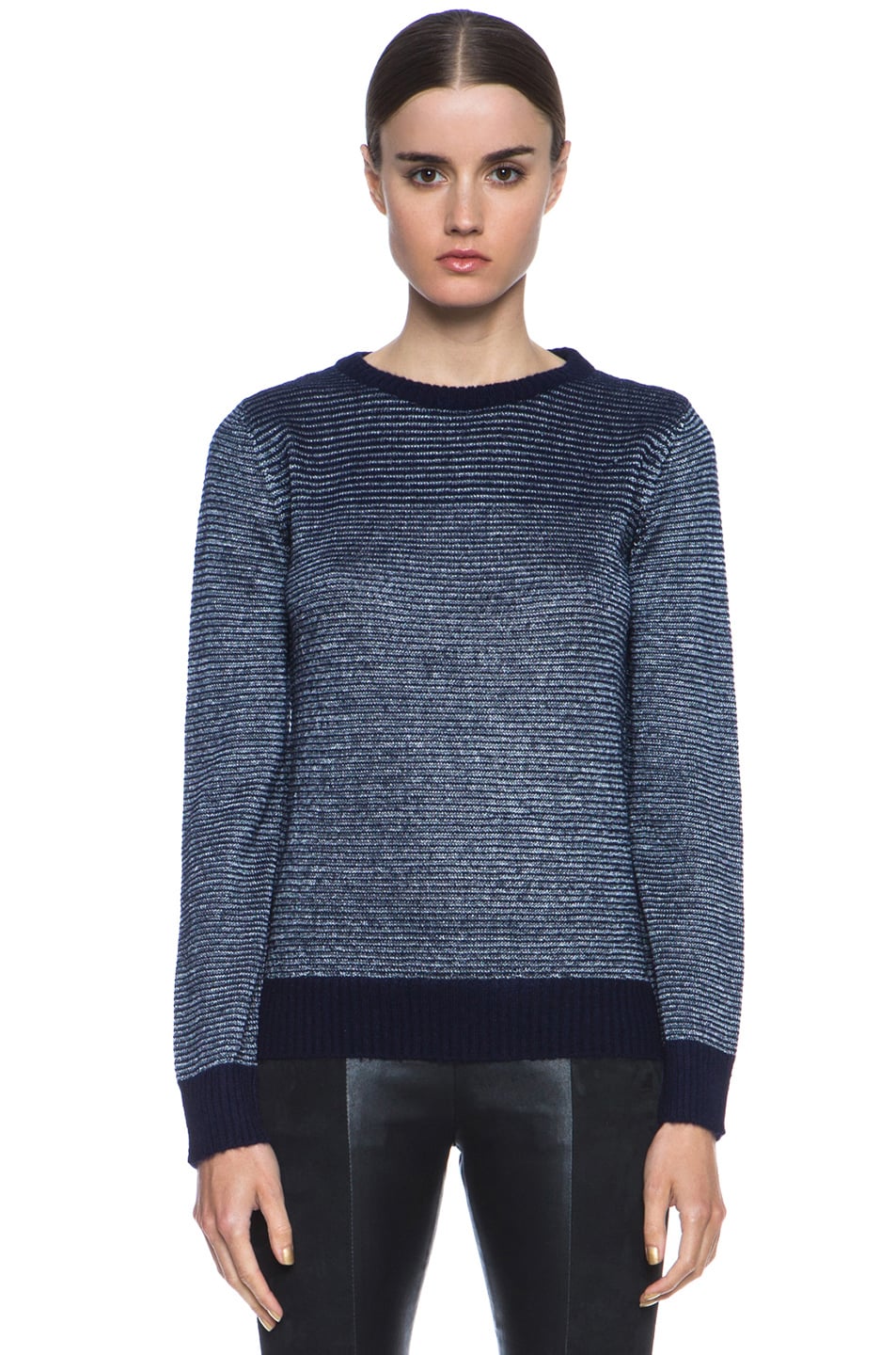 Image 1 of A.P.C. Knit Pullover in Indigo